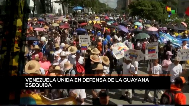 teleSUR Noticias 15:30 02-12: Venezuela unida en defensa del Esequibo
