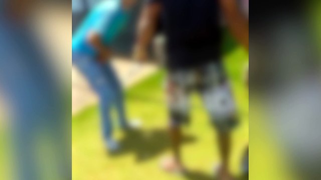 Imagens mostram suposto ladrão de motos apanhando no Bairro Floresta