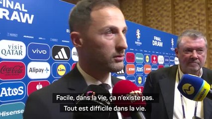 Belgique - Tedesco : "Sur le papier, ça semble plus facile"