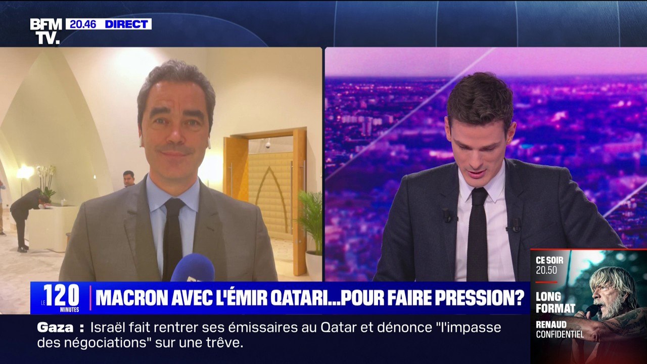 Emmanuel Macron s'est rendu à Doha, au Qatar, où il a rencontré et dîné avec l'émir Tamim ben Hamad Al Thani