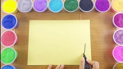 Sand Painting Coloring MAKEUP & LIPSTICK | colored sand painting