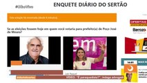 Paulo Braz vence Laís Raquel em enquete online com pré-candidatos a prefeito de Poço de José de Moura
