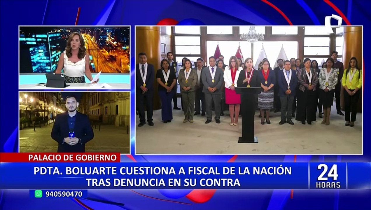 Dina Boluarte tras denuncia de Patricia Benavid...