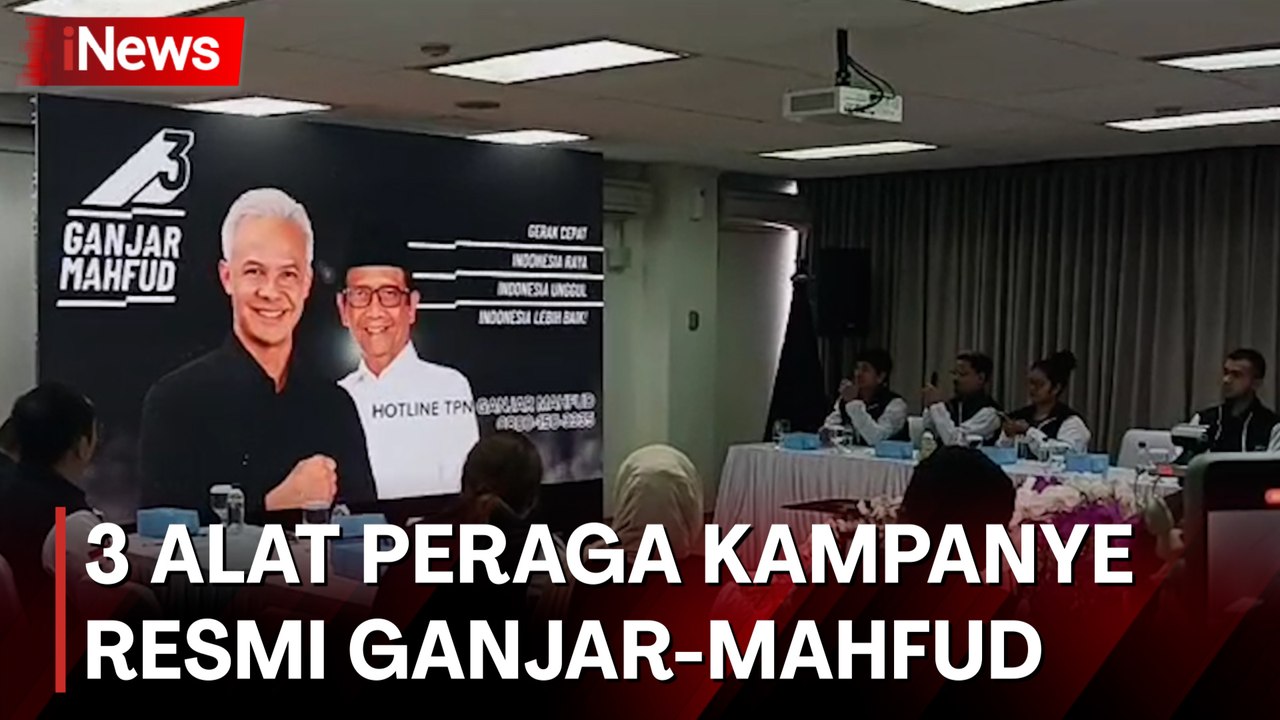 Ini 3 Bentuk Alat Peraga Kampanye Ganjar - Mahfud yang Diluncurkan TPN di Kebun Sirih