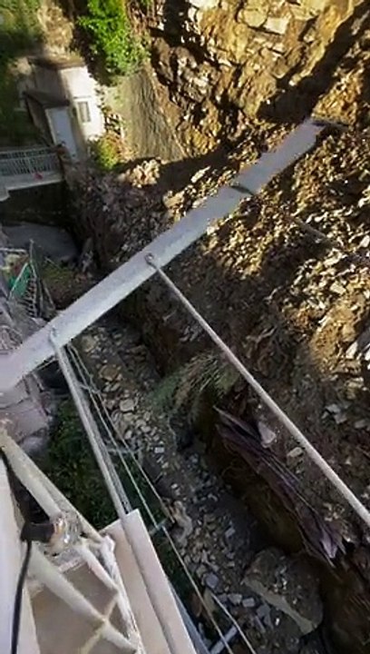 Landslide Collapses Balcony View