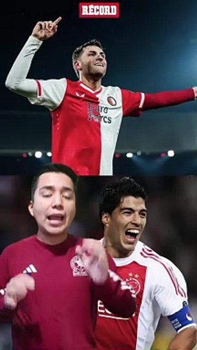 SANTI GIMÉNEZ vs LUIS SUÁREZ, el BEBOTE va por marca histórica del charrúa #SantiGiménez #LuisSuárez #Feyenoord