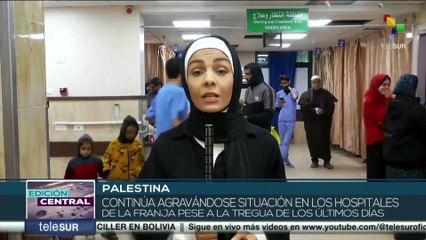 Sistema hospitalario de Palestina carece de personal médico y medicamentos