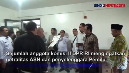 Pastikan Logistik Pemilu Aman Komisi II DPR Sidak Gudang KPUD Sidoarjo