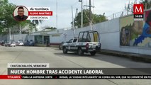 Trabajador de compañía contratista pierde la vida en Coatzacoalcos, Veracruz