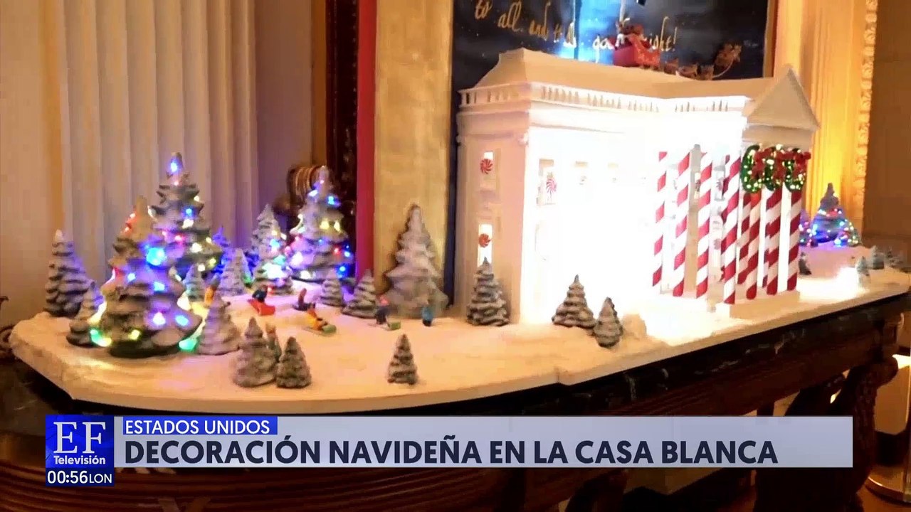 Así se ven las decoraciones navideñas en la Casa Blanca