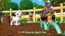 Play Outside at the Farm with Baby Animals - CoComelon Nursery Rhymes & Animal Songs