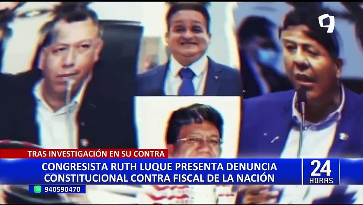 Congreso: presentan denuncia contra Fiscal  Benavides por presunta infracción a la Constitución