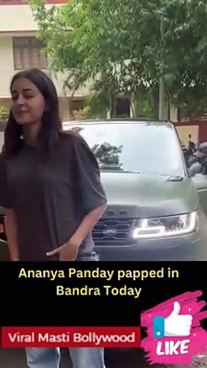 Ananya Panday papped in Bandra Today