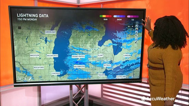 Very cold start to the week in the Midwest as lake-effect snow hits some