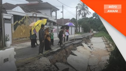 Penduduk diancam tanah runtuh akibat mendapan tanah