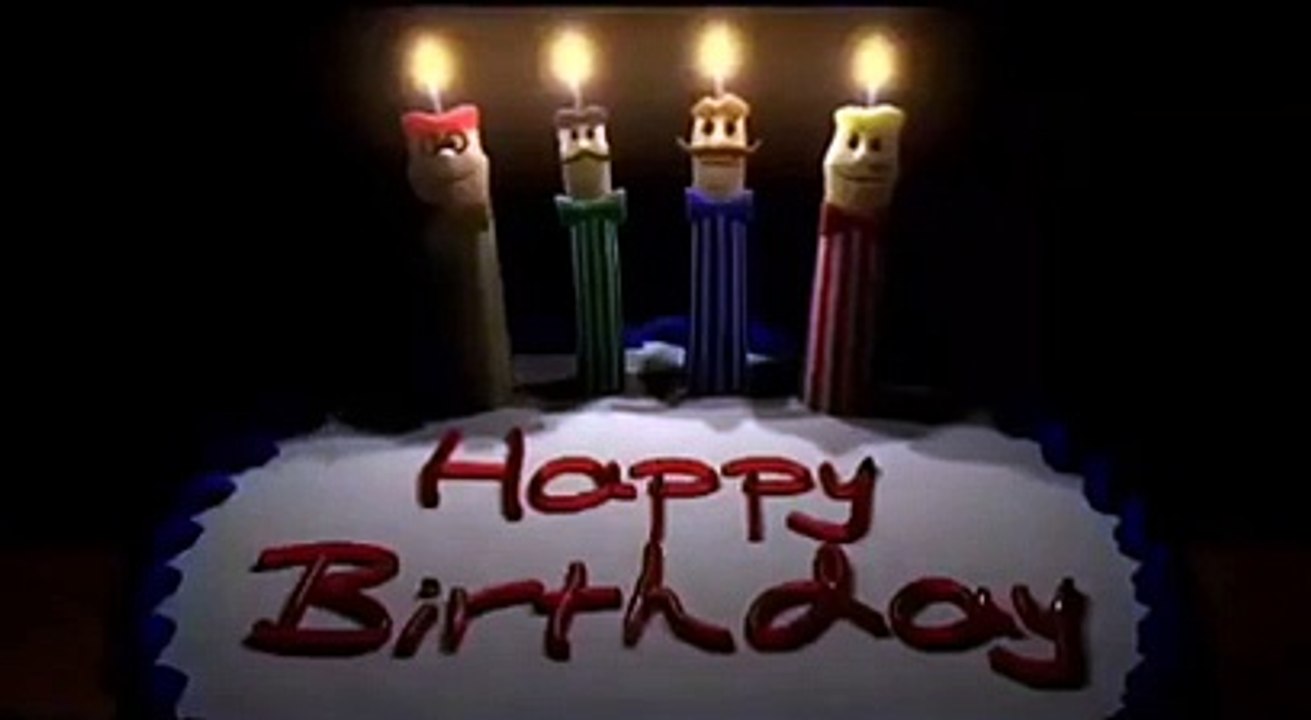 Candles Singing Happy Birthday to you