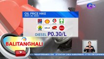 Ilang Oil Companies, nag-anunsyo ng taas-presyo ngayong araw | BT
