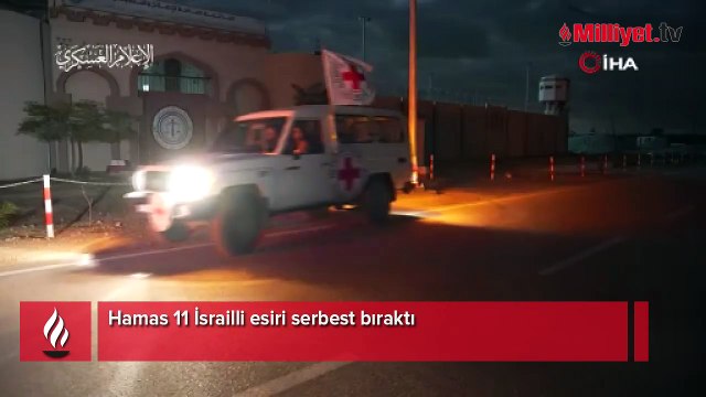 Hamas 11 İsrailli esiri serbest bıraktı