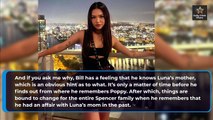 Holy Mother of B&B Twist! Bill Discovers Luna Paternity Truth Bold and the Beaut