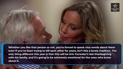 Eric's Thanksgiving Turned Tragedy! Bold & Beautiful Twist We Never Dreamed Woul