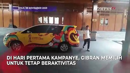 Hari Pertama Kampanye, Gibran Tetap Ngantor di Balai Kota Solo