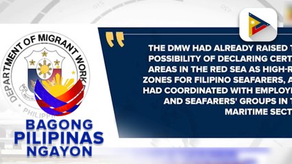 Download Video: Dalawang pinoy seafarers na lulan ng barkong tinangkang i-hijack sa Gulf of Aden, ligtas na ayon sa DMW