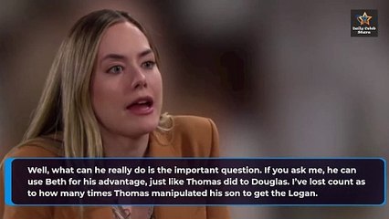 Beth Reveals Her True Colors, Mommy Hope Was Fooled Bold and the Beautiful Spoil