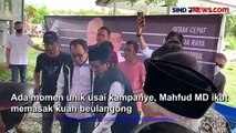 Asyik, Mahfud MD Ikut Masak Kuah Beulangong, Usai Kampanye di Sabang