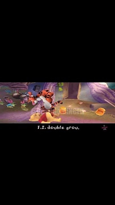 Tigrou T.I Double Grou - Winnie l'Ourson: La Chasse au Miel de Tigrou PS1 FR [4K 60FPS] #Shorts