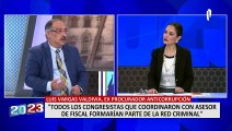 Luis Vargas Valdivia: “Congresistas que coordinaron con asesor de Patricia Benavides formarían parte de red criminal”