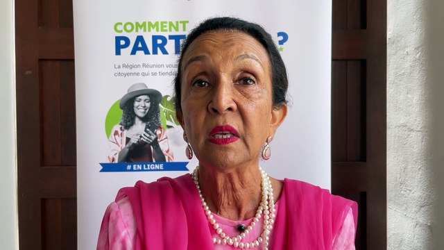 Huguette Bello s'exprime lors du Colloque régional sur l'économie