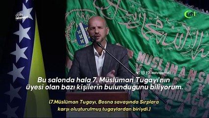 Bosnalı komutan Filistin deyince herkes ayağa kalktı