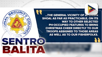 ‘Christmas civilian convoy’ sa West PH Sea, pinayagan na ng National Security Council