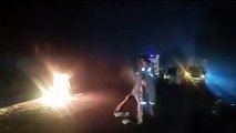Video: यूपी में भीषण हादसा, सामने आया बस में आग लगने का खौफनाक वीडियो