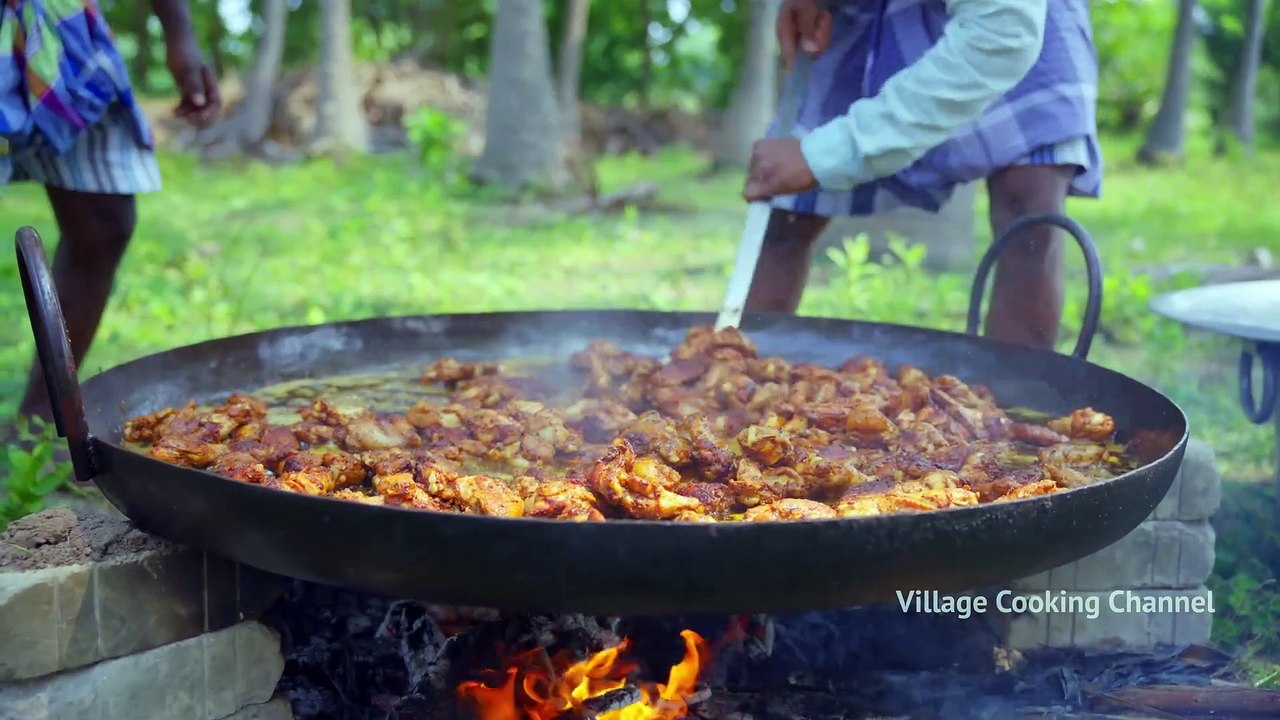 SPICY CHICKEN WINGS  Hot  Sweet Chicken Recipe Cooking In Village  Spicy Honey Chicken Wings Fry_1080p