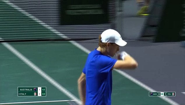 Italy Won the 2023 Davis Cup After Jannik Sinner 6-3 6-0 Victory Over Alex de Minaur