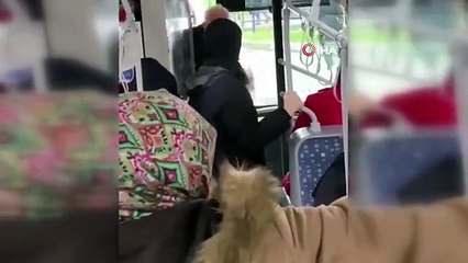 Bursa'da Otobüs Şoförü ile Kadın Yolcu Arasında Tartışma