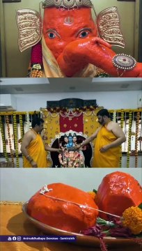 Darshan of Shree Moolark Ganesh, Ganpati Bappa at Aniruddha Bapu's residence & Swayambhu Ganpati