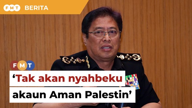 Kami takkan nyah beku akaun Aman Palestin, kata SPRM