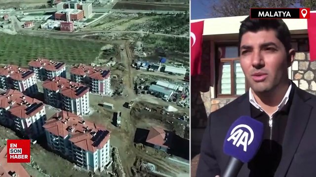Malatya Doğanşehir'de deprem konutlarından 350'si teslimata hazırlanıyor