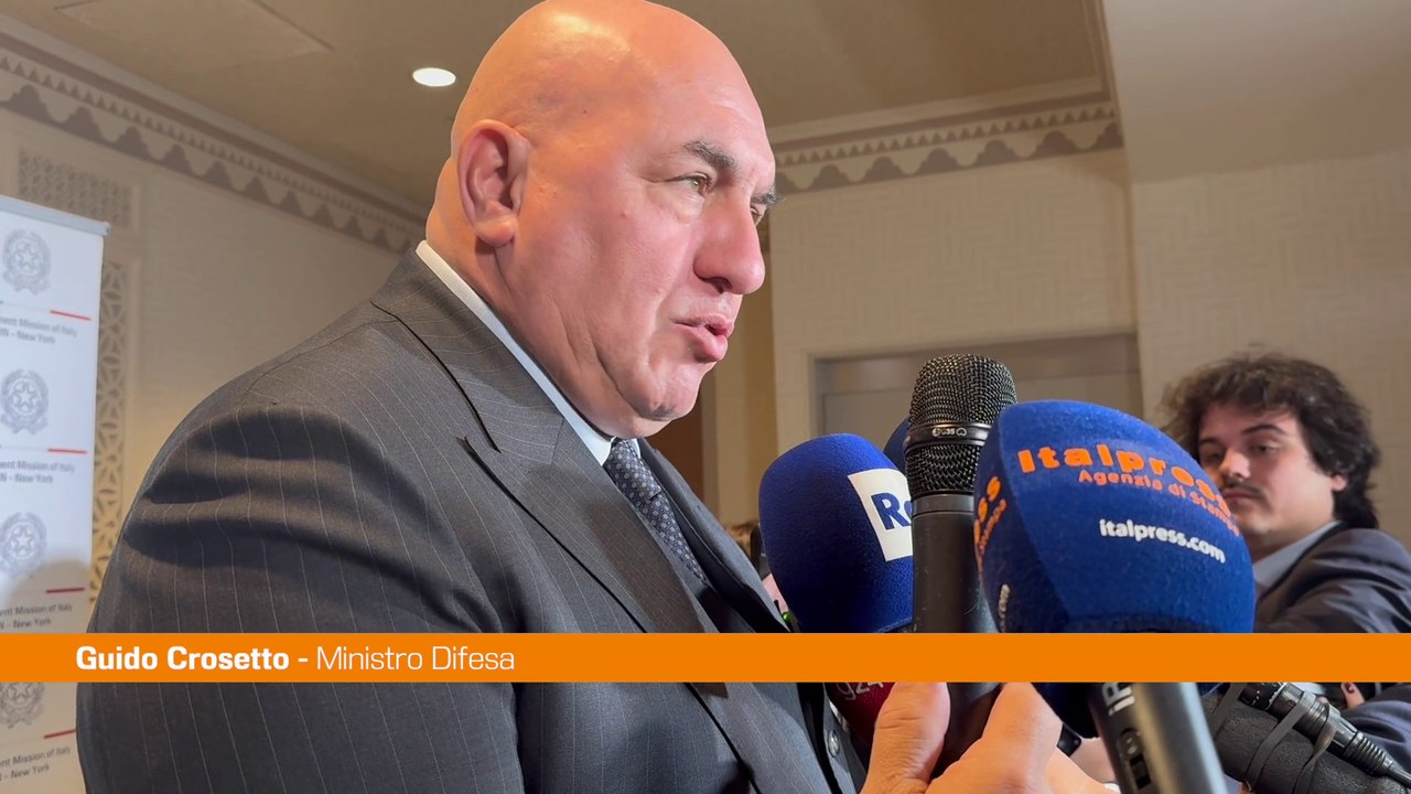 Crosetto "Con Guterres discusso del ruolo Unifil a nord Israele"