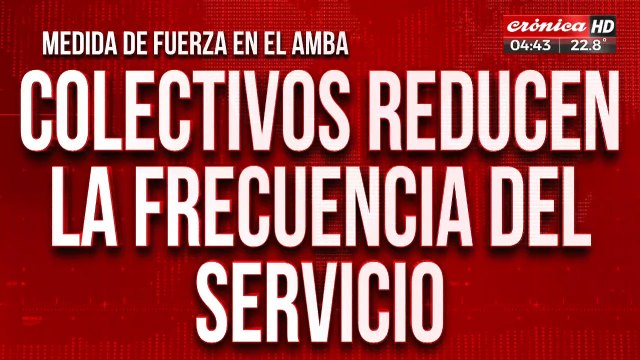 Colectivos reducen la recencia de servicio em el AMBA