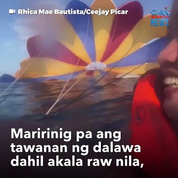 Magkasintahang nag-parasailing, bumagsak! | GMA Integrated Newsfeed