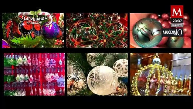 Tlalpujahua y sus esferas hechas a mano para turistas