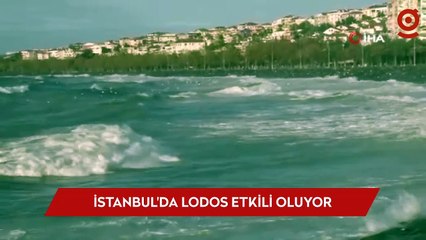 İstanbul'da lodos etkili oluyor