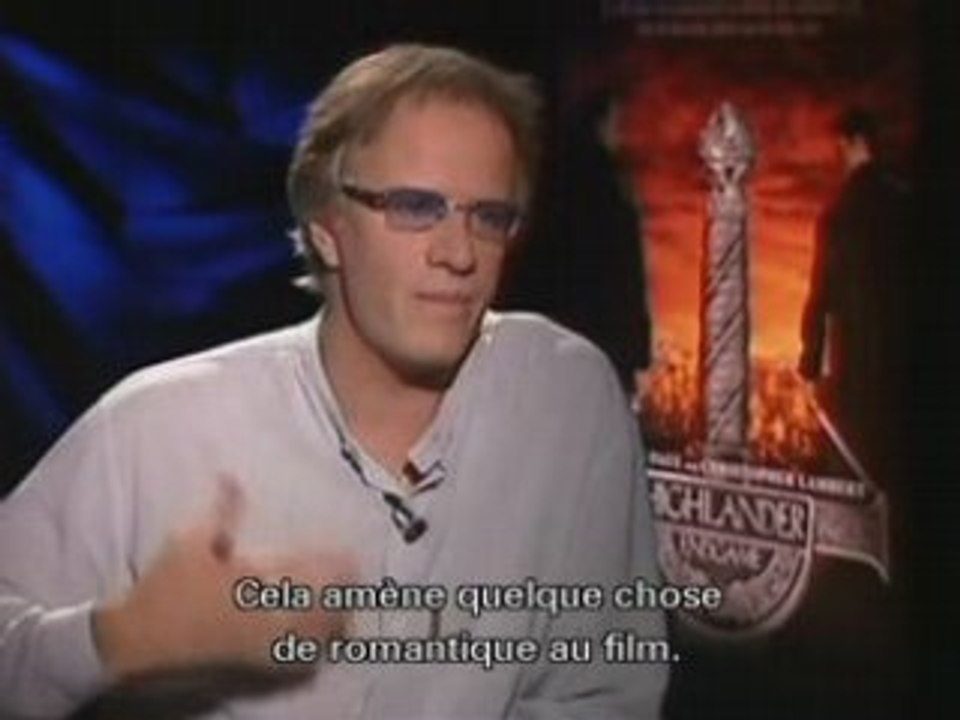 Interview de Christophe Lambert sur Highlander 4