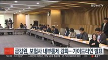 금감원, 보험사 내부통제 강화…가이드라인 발표