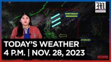 Today's Weather, 4 P.M. | Nov. 28, 2023