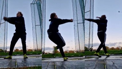 Dartford Hammer Thrower Kai Barham has sights set on 2028 Olympics