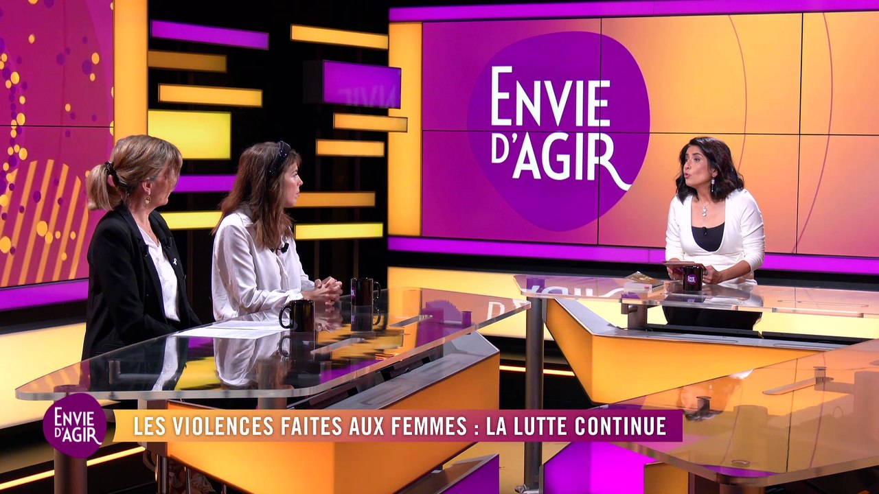 Journée de lutte contre les violences faites aux femmes avec Frédérique Martz Sutter et Violaine de Filippis Abate - Florence Foresti - Envie d'Agir